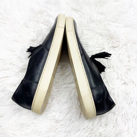 Frye Gemma Tassel Slip On Leather Shoes 9.5M - Picture 4 of 11